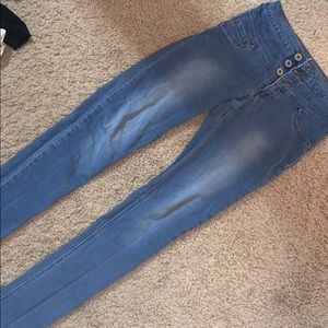 Light Blue High waisted Skinny Jeans